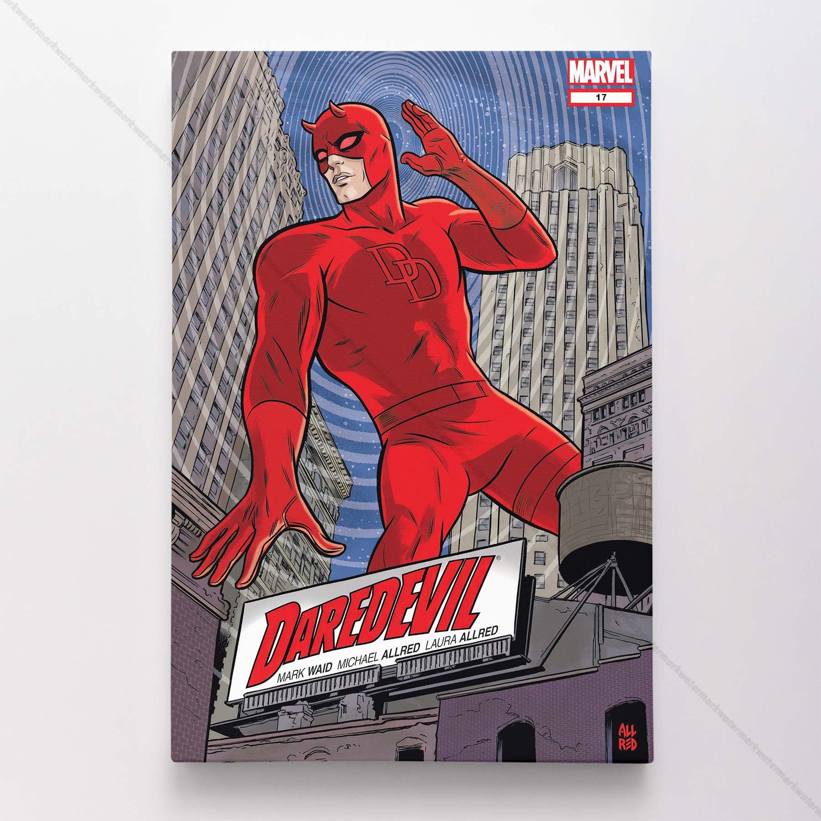 Daredevil Poster Canvas Vol 3 #17 Comic Book Art Print
