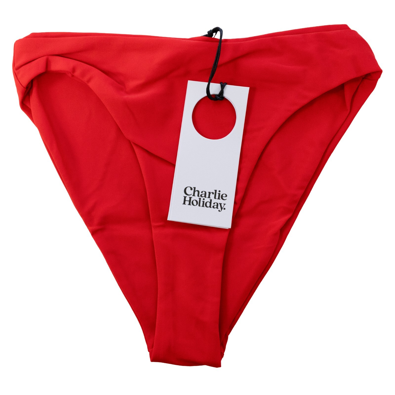 Charlie Holiday Harry High Cut Bikini Bottom Red Size [Small] US 4 AU 8 NWT