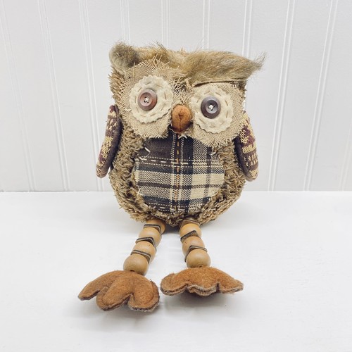Owl Stuffed Animal Toy Plush Shelf Sitter Decoration