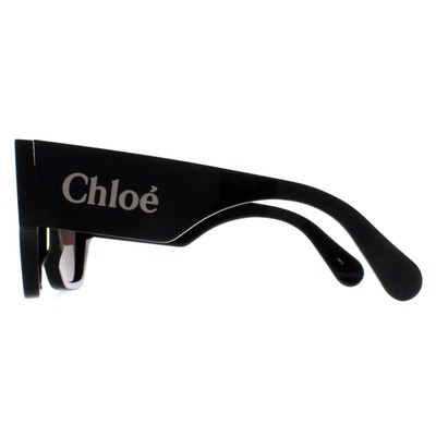 Pre-owned Chloé Chloe Sunglasses Ch0233s 001 Black Gray