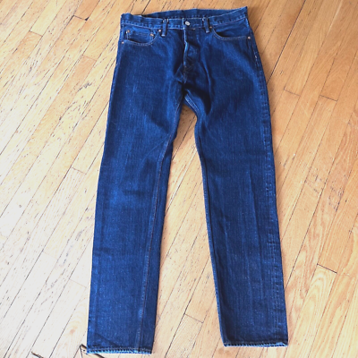 Japanese Made 100 Cotton Ibara 36 Slim Rinse Selvedge Denim