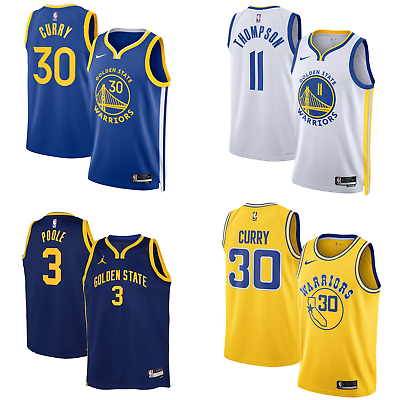 Golden State Warriors Jersey Kid's Nike NBA Basketball Shirt Top - New
