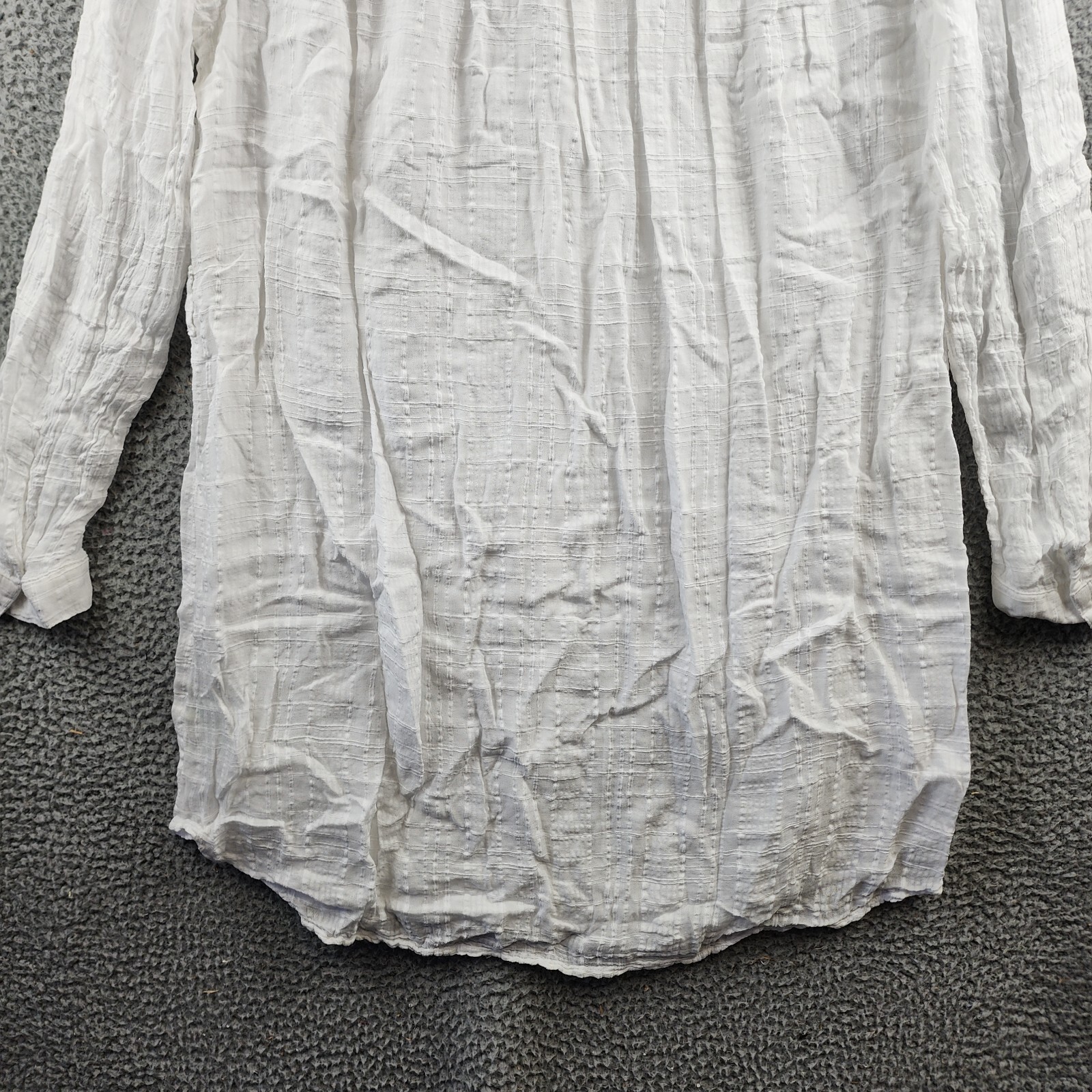 Bella Dahl Shirtdress Women's M White Collared Long Sleeve Button Front Closure - Picture 15 of 15
