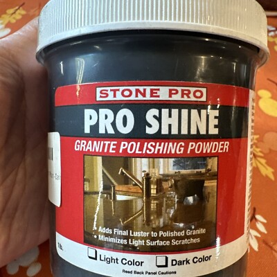 Stone Pro Pro Shine Granite Polish Powder New Dark 1 Lb