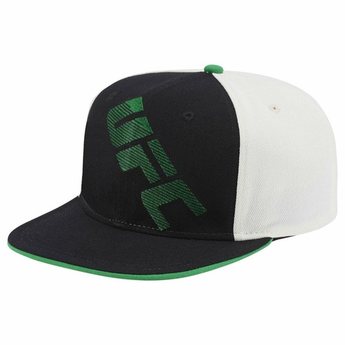 

мужская бейсболка Reebok UFC с плоскими полями Snapback - черный | Зеленый | Крем