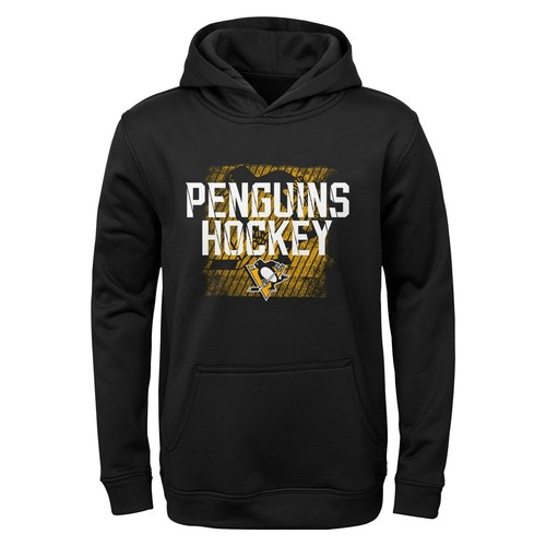 Толстовка Outerstuff для юношей НХЛ Pittsburgh Penguins Attitude Performance