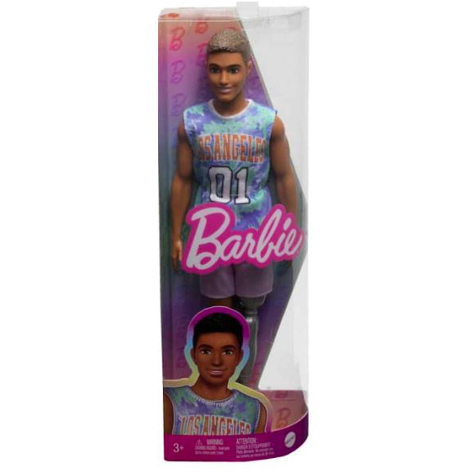 Mattel Барби Кен Модницы с каштановыми волосами из Лос-Анджелесского Трикотажа, 12-дюймовая фигурка, НОВИНКА