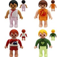 PLAYMOBIL® Baby Figuren Gruppe 1 - 4er Set Playmobil Baby Gruppe 1