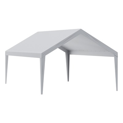 VEVOR Carport Replacement Canopy Car Shelter Tent Cover 13 x 20 ft Grey