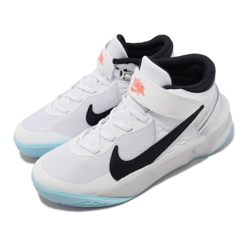 

Nike Team Hustle D 10 Flyease GS Белый Черный Детский молодежный баскетбольный мяч DD7303-102, Team Hustle D 10 Flyease Gs