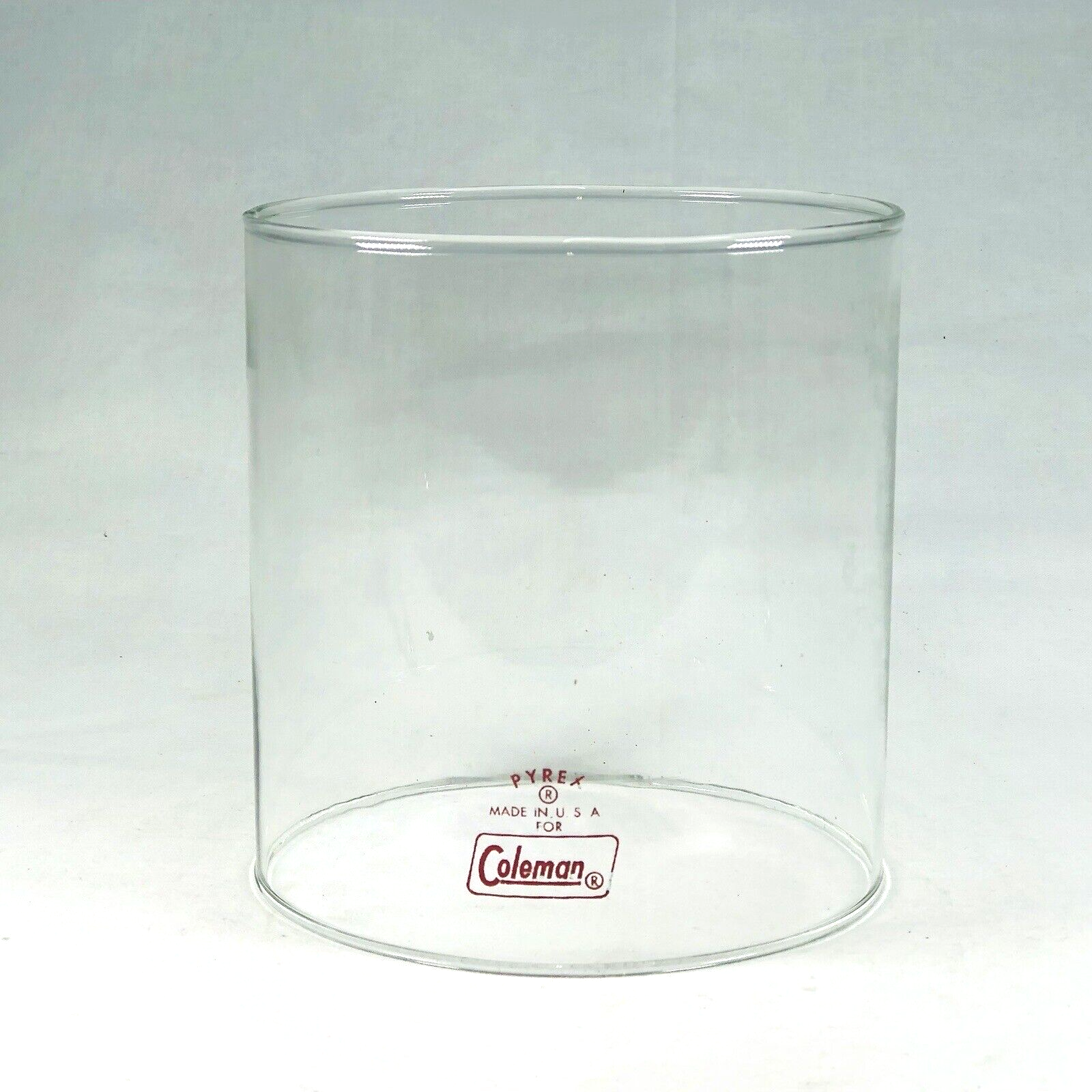 US Coleman 220 228 Red Letter Lantern Globe 1958-1962 Pyrex