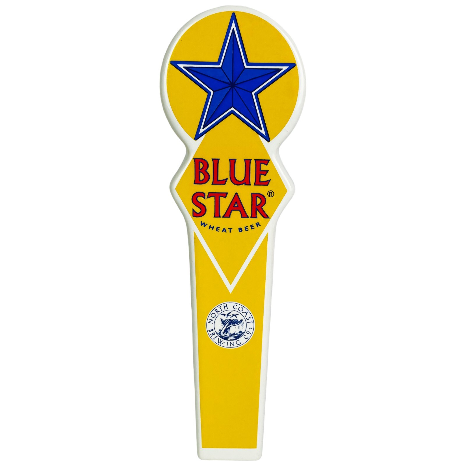 Blue Star North Coast Brewing Draft Beer Tap Handle 10.5