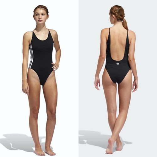 ■adidas■ 3S Bodysuit Black IU2430 adidas Adicolor 3-Stripes Bodysuit - Black | Free Shipping