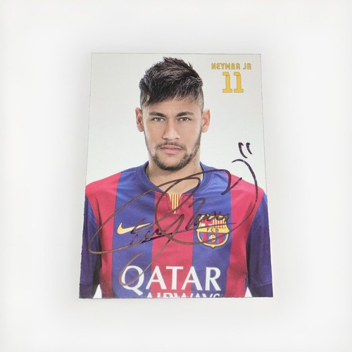 NEYMAR JR OFFICIAL HAND SIGNED FC BARCELONA AUTOGRAPH CLUB NEYMAR JR OFFICIAL HAND SIGNED FC BARCELONA AUTOGRAPH CLUB