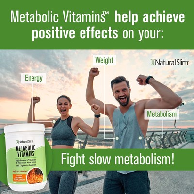 NaturalSlim Metabolic Vitamins - Combination of High Potency Multivitamins, M...