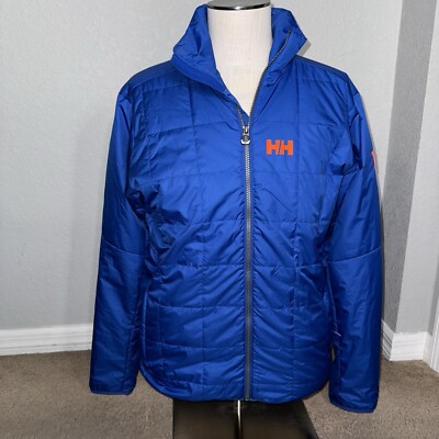 Helly Hansen Insulator Men's Jacket ULLR Large Water Proof Puffer Quilted Zip Up