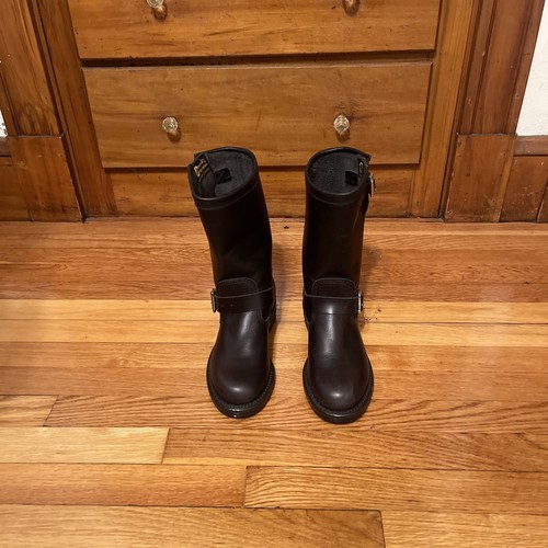 Chippewa Crazy Horse Engineer Women's Size 8M Black Leather Chippewa Crazy Horse Engineer Women's Size 8M Black Leather