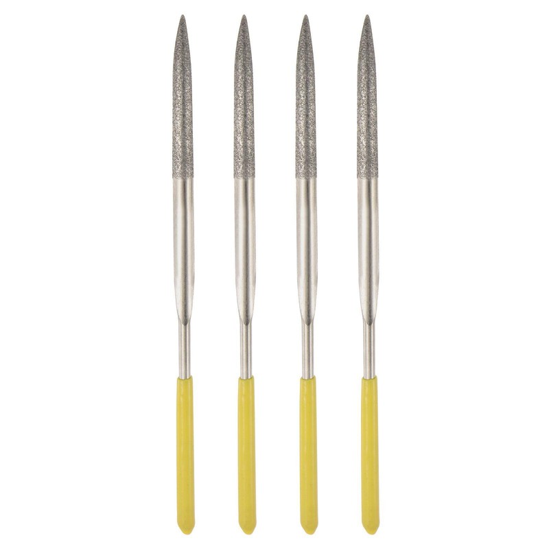 Aiguille Fichiers 4x160mm Demi Rond PoignÃ©Es Pour MÃ©Tal Bois  Marbre 4pcs