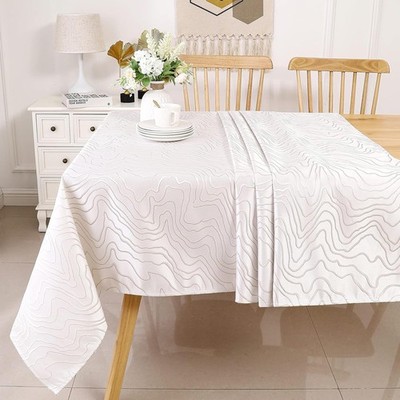 Majestic Giftware Polyester Tablecloths for Rectangle Tables |...