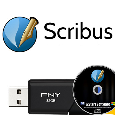 Scribus Powerful Desktop Publishing Software on CD/USB