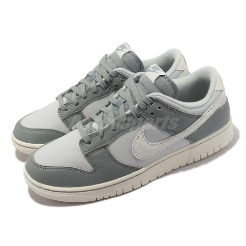 

Мужская повседневная обувь Nike Dunk Low Retro PRM Mica Green Grey DV7212-300, Зеленый, Dunk Low Retro Prm