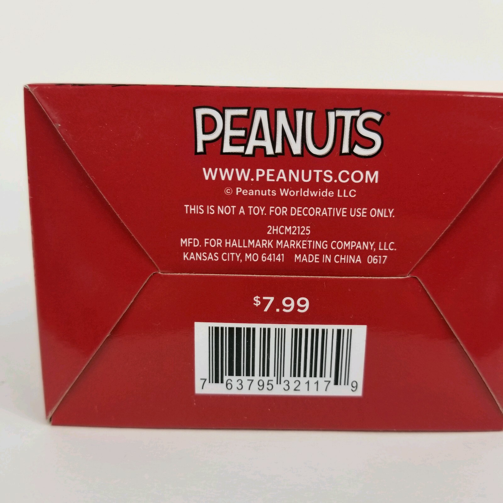 Hallmark Peanuts Snoopy In Dog Dish Christmas Tree Ornament New