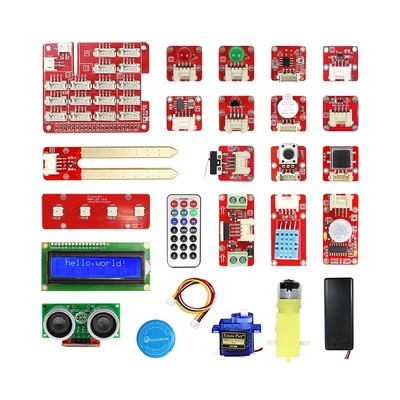 ELECROW Sensor Kit for Raspberry Pi, Electronics and Programming Kit for Rasp...