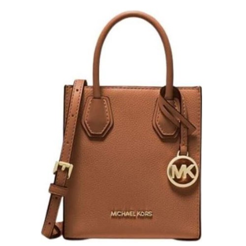 Michael Kors Womens Mercer Extra-Small Pebbled Leather