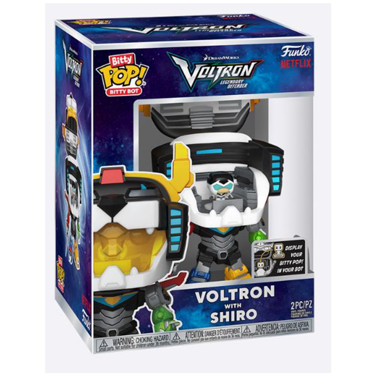 Funko Voltron Bitty Bots Voltron With Shiro Figure NEW