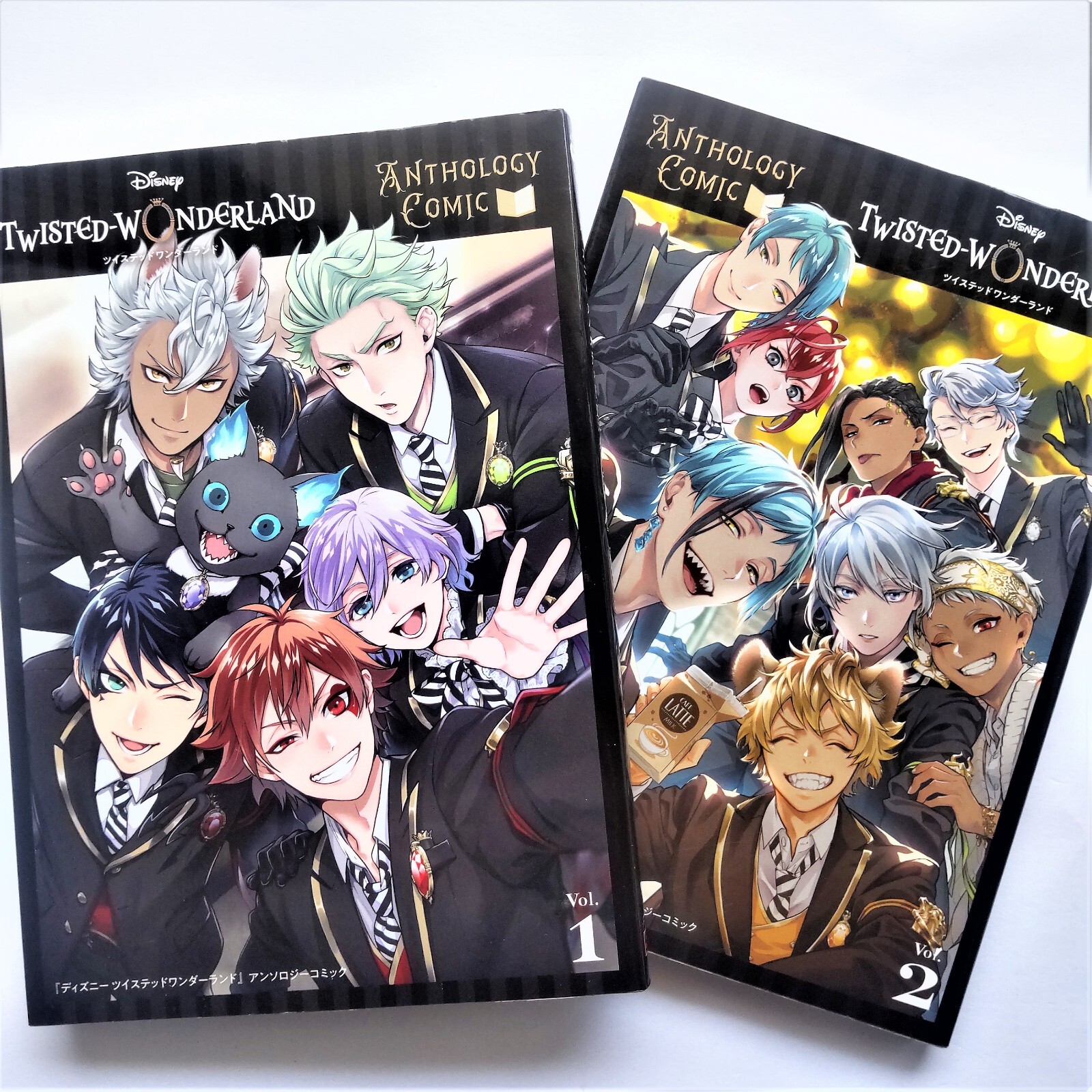 Disney Twisted-Wonderland Anthology Comic Vol.1-2 set Manga