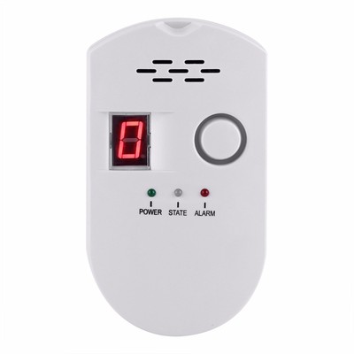 Plug-In Digital Natural Gas Detector High Sensitive Combustible Gas Leak Alarm