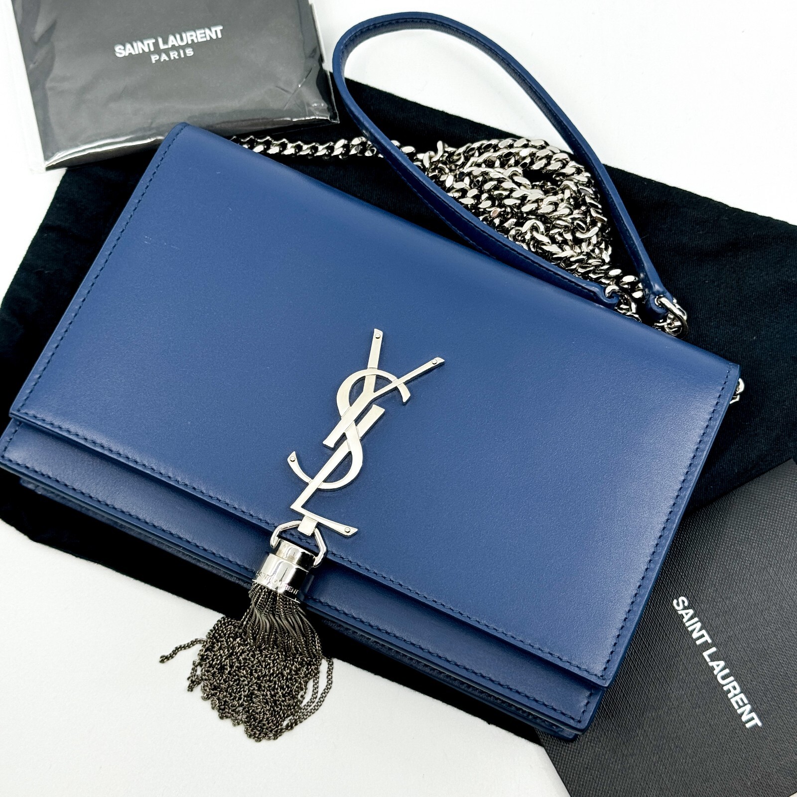 ysl tassel wallet on chain