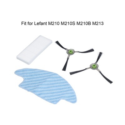 Sweeper Side Brush Cleaning Mop Filter Screen Replacement Accessories Kit AOS