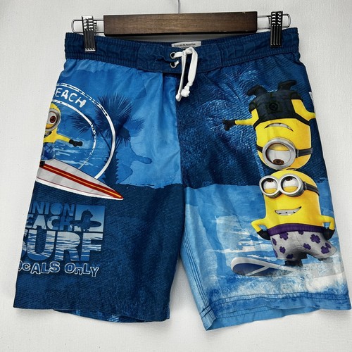 ウェア FCRB MINIONS PRACTICE SHORTS size Minions Shorts Size 10/12 Boys Blue Gru's Crew Despicable Me