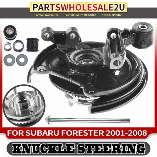 Rear Left Side Steering Knuckle Assembly for Subaru Forester 2001-08 Disc Brakes
