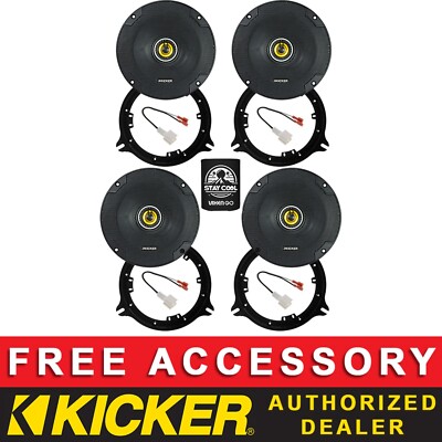 KICKER CSC654 6.5" OEM SPEAKER REPLACEMENT KIT FOR NISSAN ALTIMA 2013-2024
