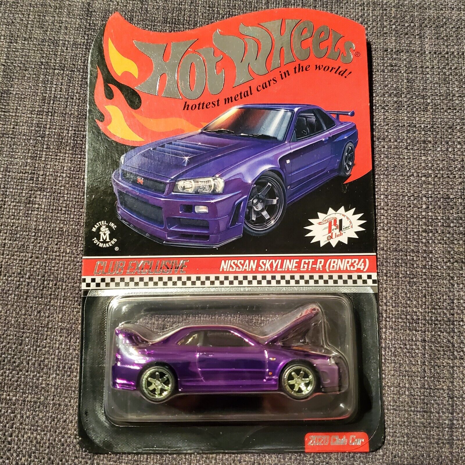 Hot Wheels 2020 Red Line Club RLC Nissan Skyline GT-R (BNR34 Hot Wheels 2020 Red Line Club RLC Nissan Skyline GT-R (BNR34