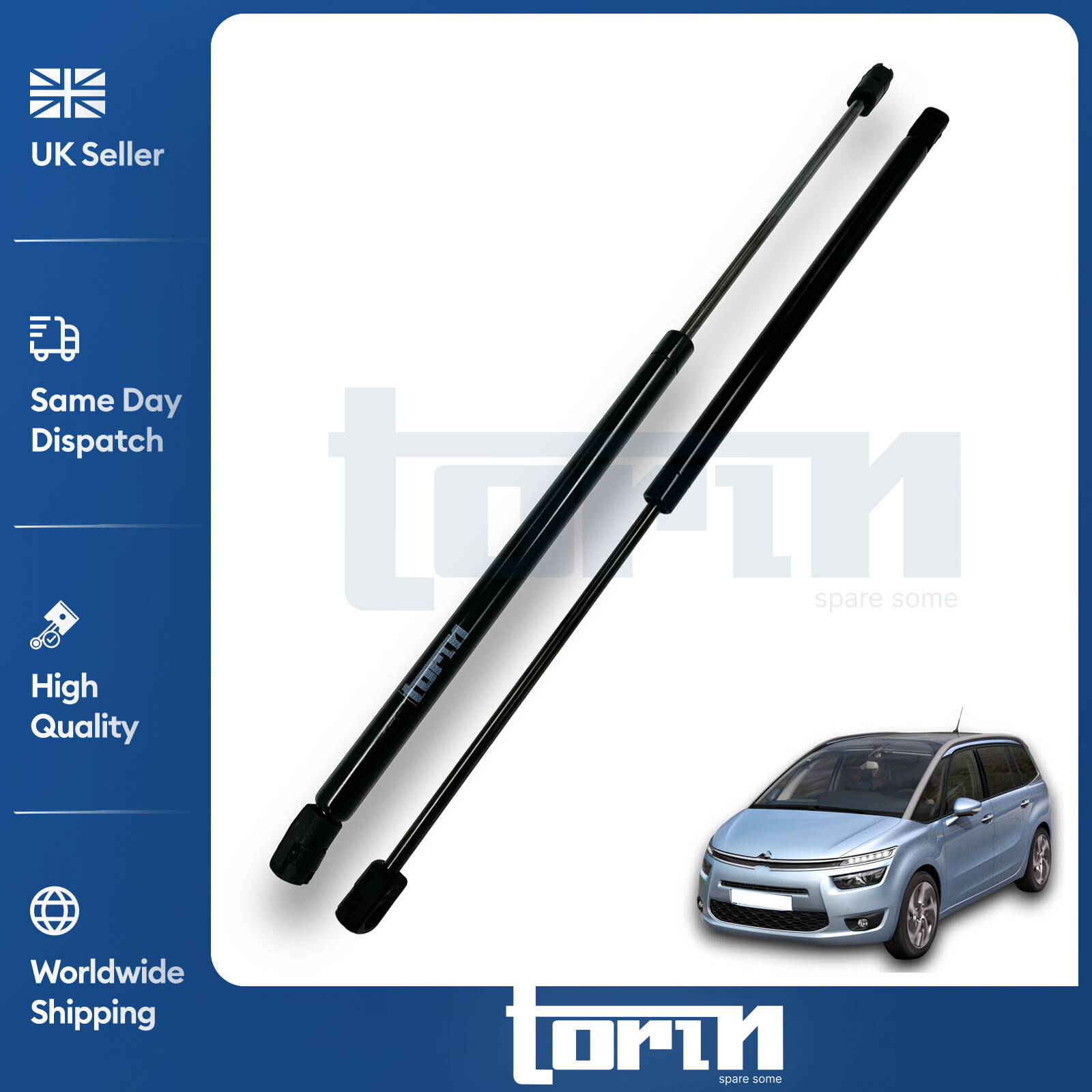 2X Rear Tailgate Boot Gas Struts Fits Citroen C4 Grand Picasso MPV 06-13 8731N9