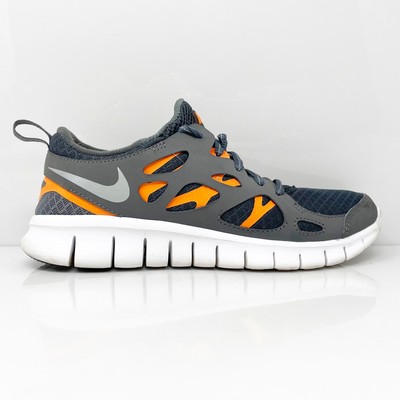 

Nike Girls Free Run 2 443742-009 Серые кроссовки для бега, размер 5,5 лет, Серый, Free Run 2