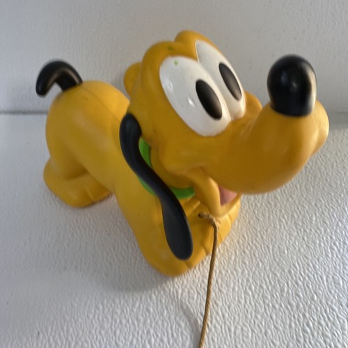 Vintage Pluto Plastic PosableToy / ディズニー Vintage 1970's Disney Pluto dog, jointed posable plastic