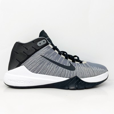 

Баскетбольные кроссовки Nike Boys Zoom Ascention 834319-002 серые, размер 5,5 лет, Серый, Zoom Ascention