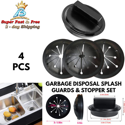 Garbage Disposal Sink Stopper Drain Plug Splash Guard For Whirlaway Waste King 