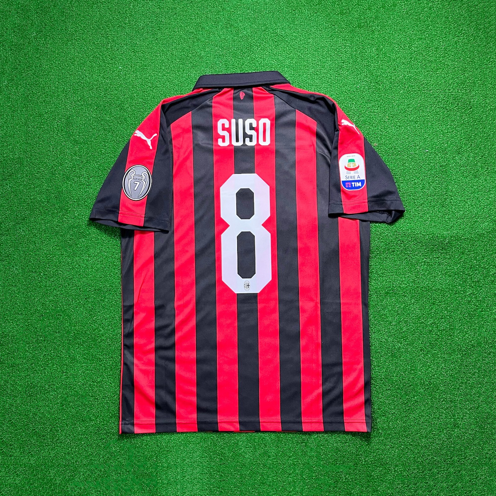 ウェア ACMilan soccer uniform Legenders Ronaldinho 80 Jersey AC Milan Adidas 2008 2009 Retro