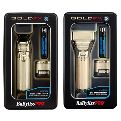 BaBylissPRO FXONE GOLDFX Trimmer and Shaver Set | FX799G, FX79FSG