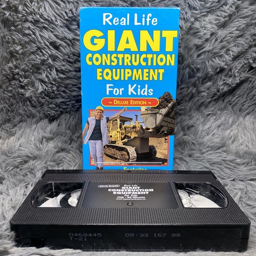 Real Life Giant Construction Equip For Kids VHS Deluxe Editi