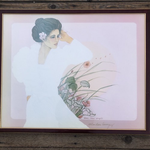 DIANA HANSEN YOUNG 1989 Hawaiian Hawaii Woman SIGNED