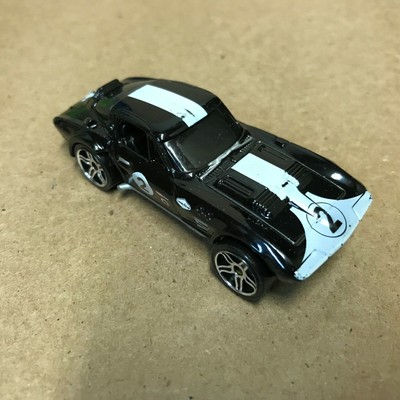 Black Corvette Grand Sport Hot Wheels Loose Diecast Car GP