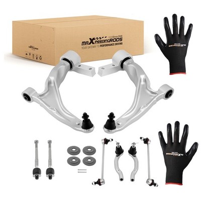 8pcs Front Lower Control Arm w/ Ball Joint Tie Rods Kit For Acura MDX 2007-2013