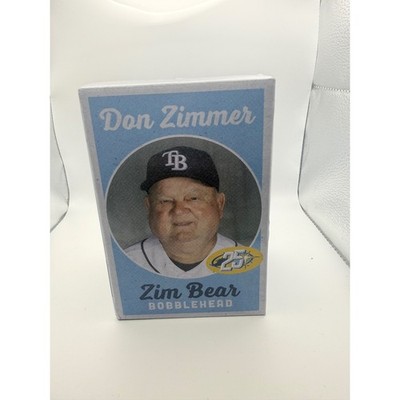 Tampa Bay Rays Don Zimmer Zim Bear Bobblehead MLB Baseball Collectible 2012