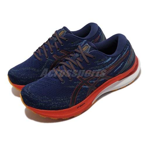 Мужские спортивные кроссовки Asics GEL-Kayano 29 2E Wide Navy Red White 1011B470-401